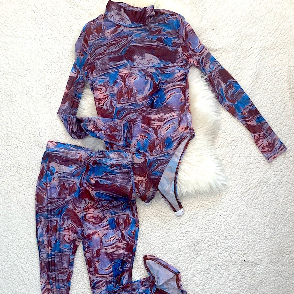 Brandless, Marble multi color, Large, Sheer